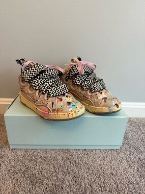 Lanvin x Gallery Dept paint drip sneakers
